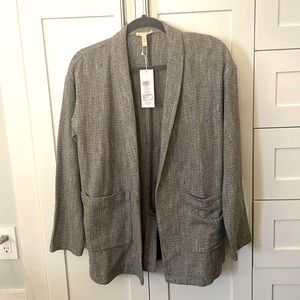 NWT Eileen Fisher Slubby Cotton Oversized Blazer